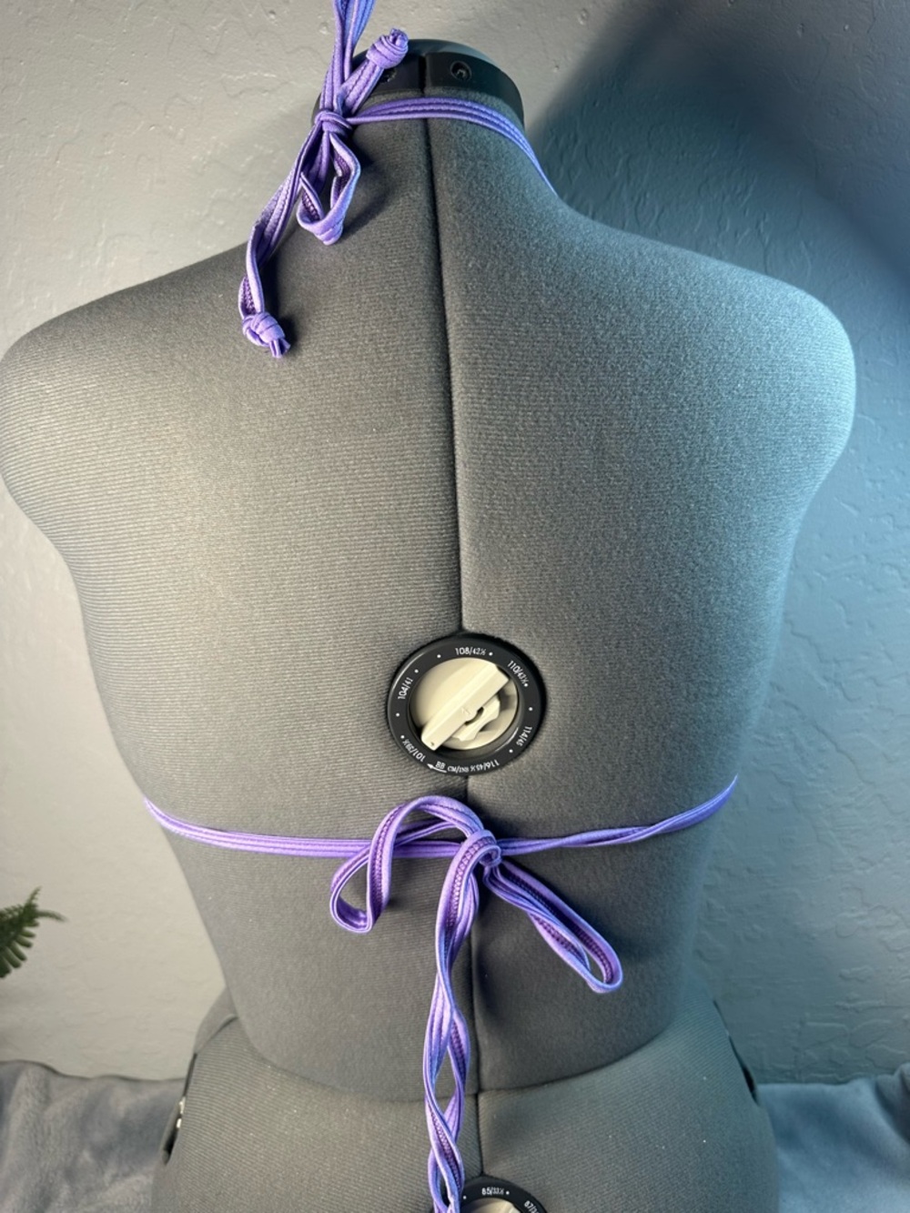 Purple Alien Print Crop Halter Top - Picture 2 of 4